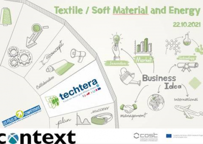 TECHTERA organized a webinar on Textile / Soft Material and Energy as a CONTEXT Virtual Mobility Grant